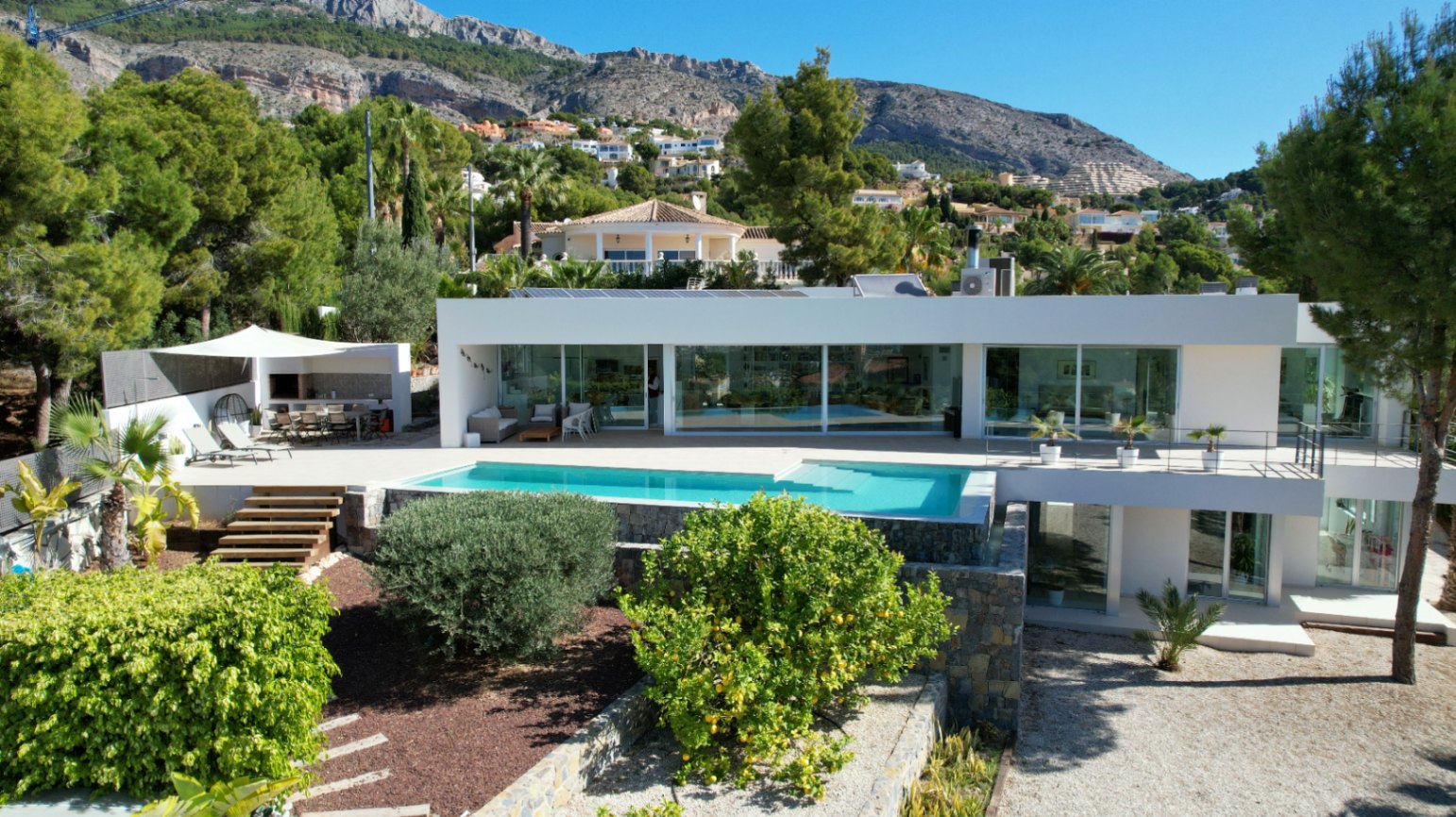 Moderne Villa mit Meerblick in Altea - Galera de las Palmeras