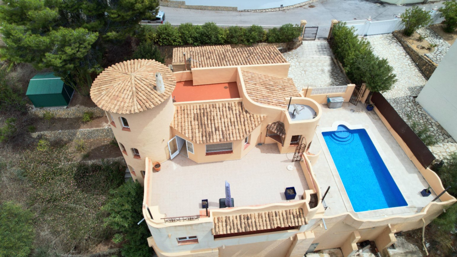 Prachtig huis met mooi uitzicht op zee in Galera de las Palmeras, Altea